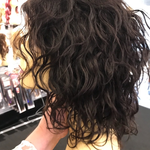 High quality human hair wig curly bob Unprocessed main image 4